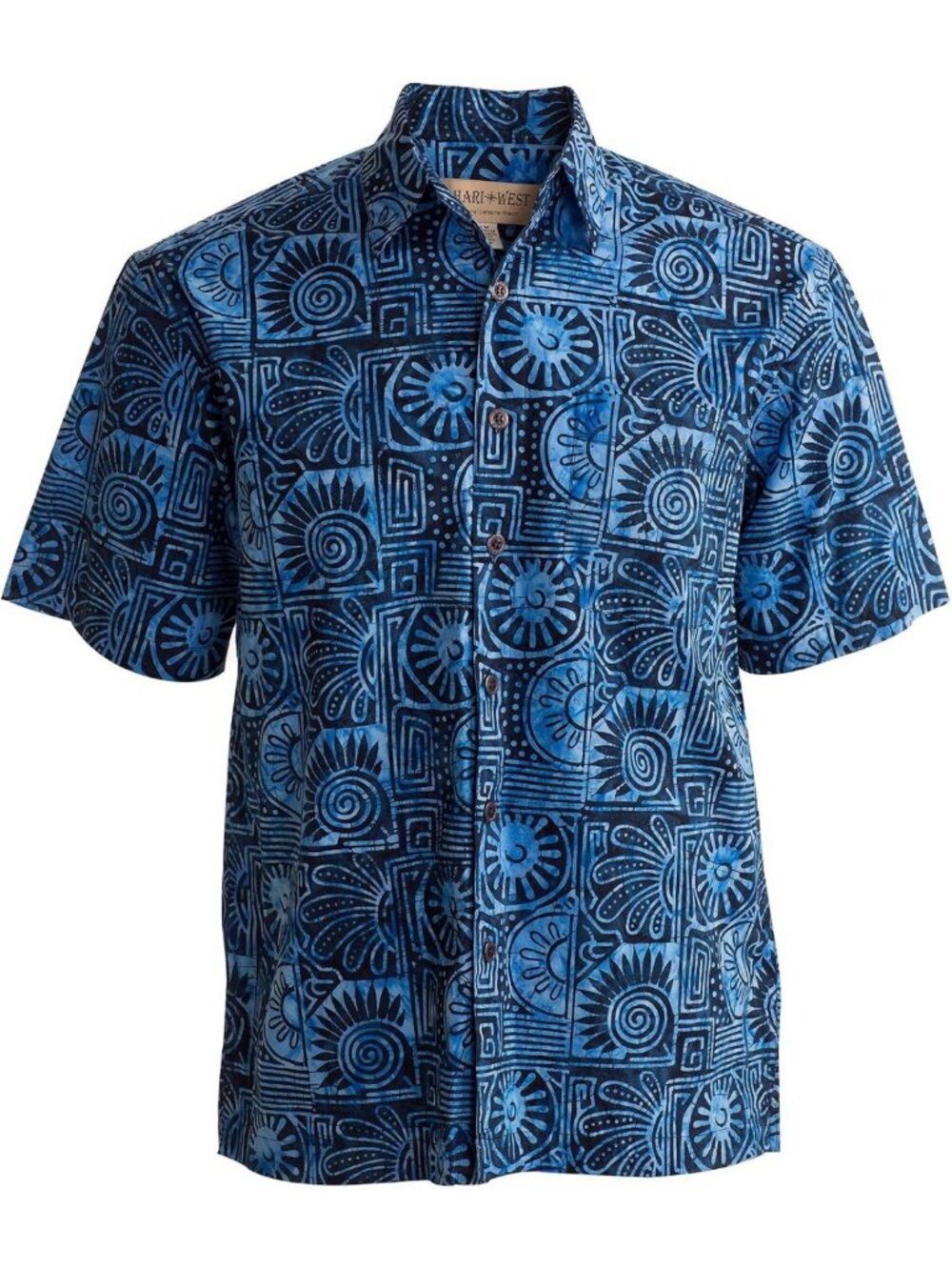 Tropical Short Sleeve Button Down Men's Hawaiian Shirt - Casual Summer Style